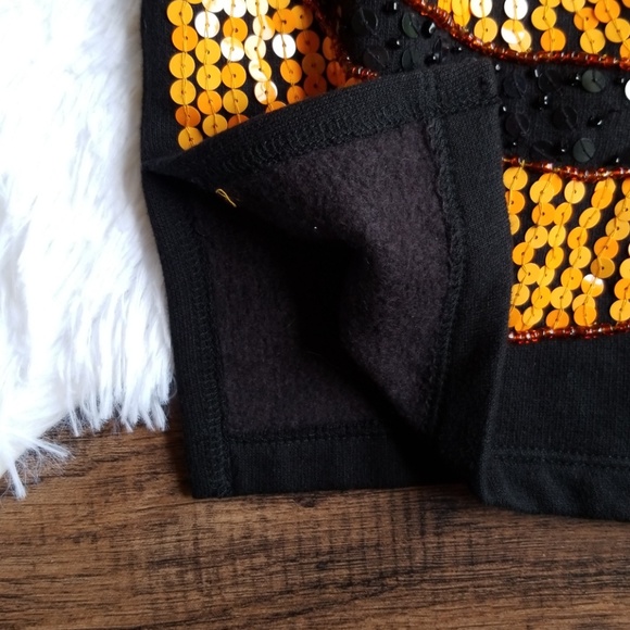 The Quacker Factory 2X Beaded Pumpkin Fall Sweater - Picture 6 of 7